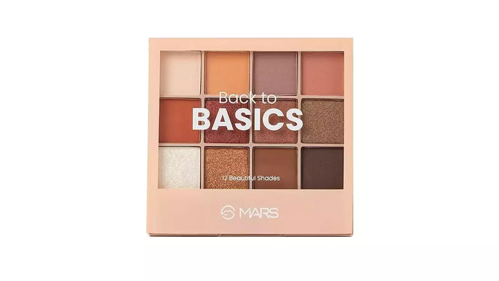 MARS 12 Shades Back to Basics Eyeshadow Palette with Free Applicator