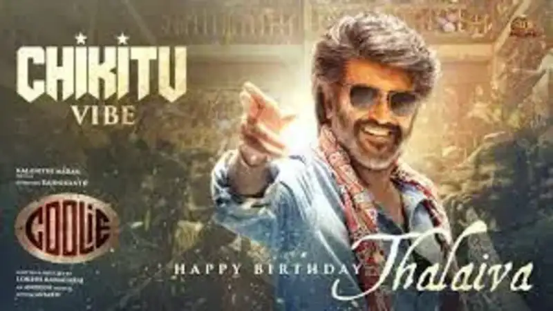 Thalaivar Rajinikanth is the ultimate vibe in 'Chikitu Vibe' song from Lokesh Kanagaraj's 'Coolie'