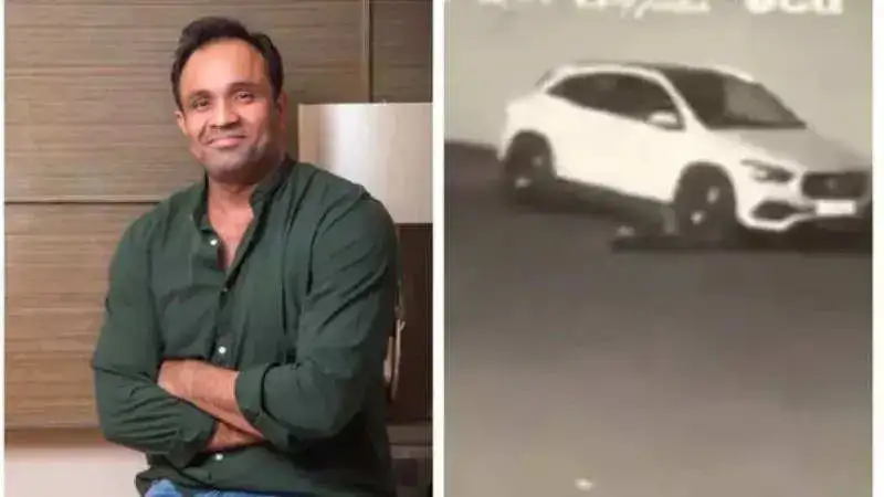 Producer, Kamal Kishor Mishra gets caught with another woman and rams car into wife to flee