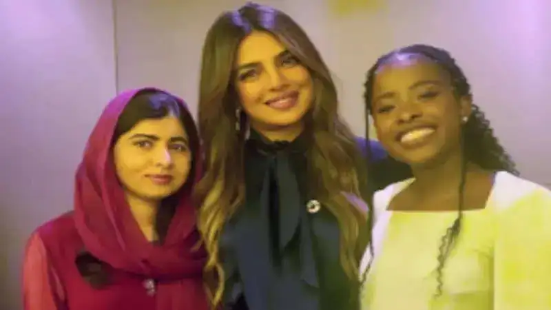 Priyanka Chopra addresses UN General Assembly and poses with Malala Yousafzai