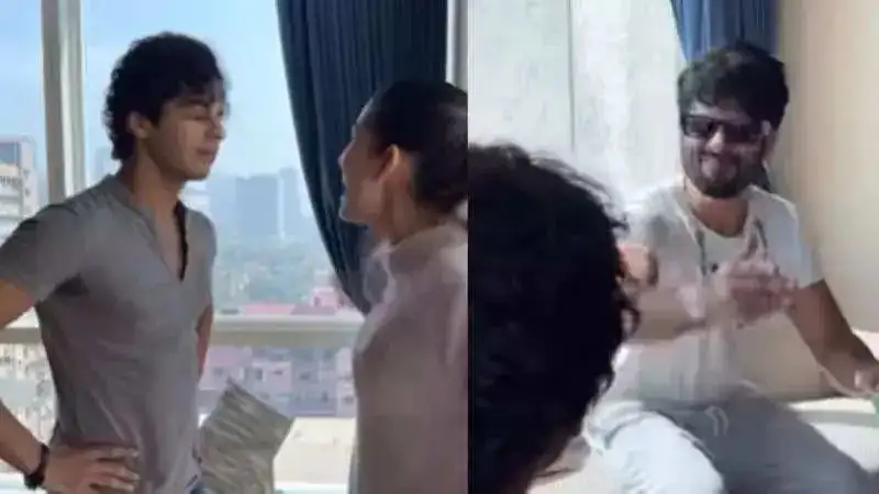 Shahid Kapoor, Mira Rajput and Ishaan Khatter recreate a hilarious scene from ‘Dil Chahta Hai’