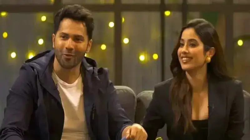 Janhvi Kapoor's reaction to Varun Dhawan's 'Blowjob' analogy has people in splits