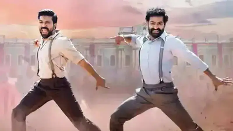 Ram Charan and Jr. NTR shooting for Naatu Naatu in new BTS video wins hearts