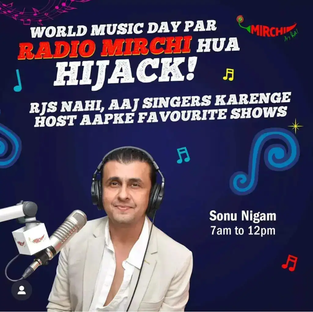 Sonu Nigam RJ Studio