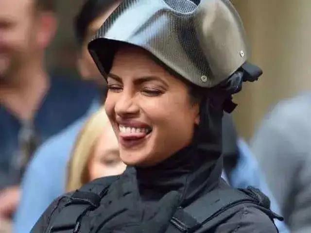 priyanka chopra laughing