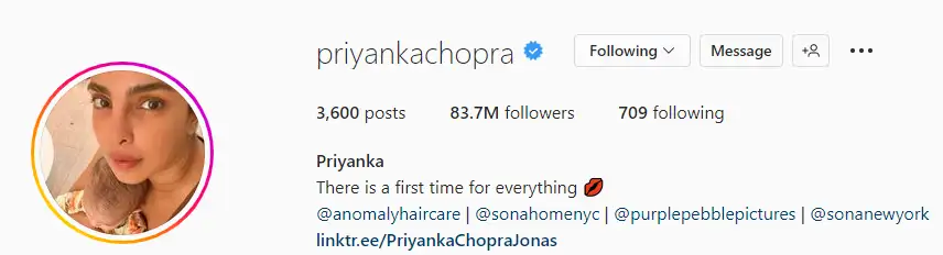 priyanka Insta