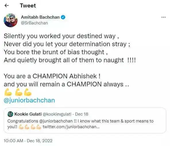 amitabh bachchan tweet 1