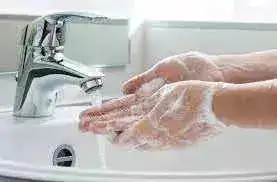 wash hands