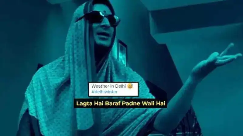 #ColdWave memes trend on Twitter as the temperature in Delhi NCR drops