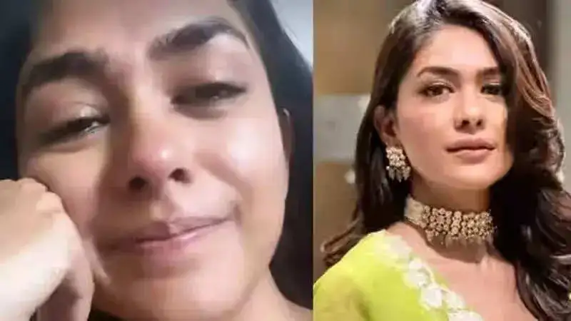 Mrunal Thakur cries in throwback photo, says she's fine now