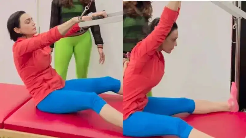 Preity Zinta says she can “handle jet lag but not a stiff back” in new pilates workout video