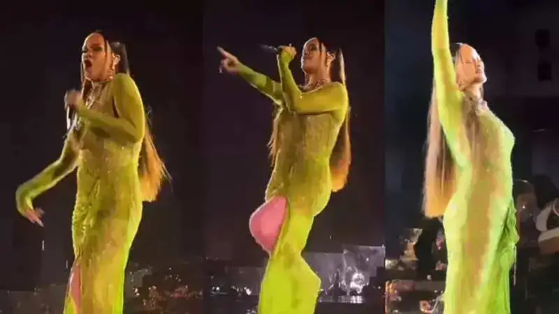 Rihanna sings 'Diamond' and sets the stage on fire at Anant Ambani and Radhika Merchant's pre-wedding bash