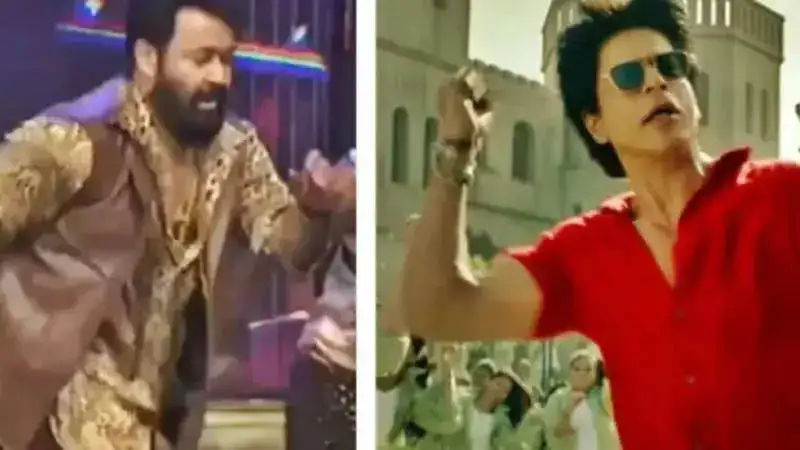 Mohanlal asks Shah Rukh Khan 'why not groove to Zinda Banda over breakfast' after latter praises his OG moves