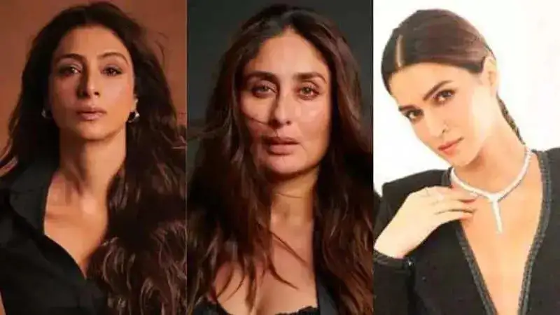 Kareena Kapoor Khan, Kriti Sanon, and Tabu can be seen on the 'The Crew' sets,  Rhea Kapoor shows