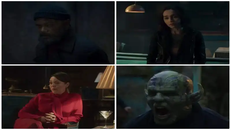 Samuel L. Jackson and Emilia Clarke battle shapeshifters in Marvel's upcoming epic conflict, 'Secret Invasion'