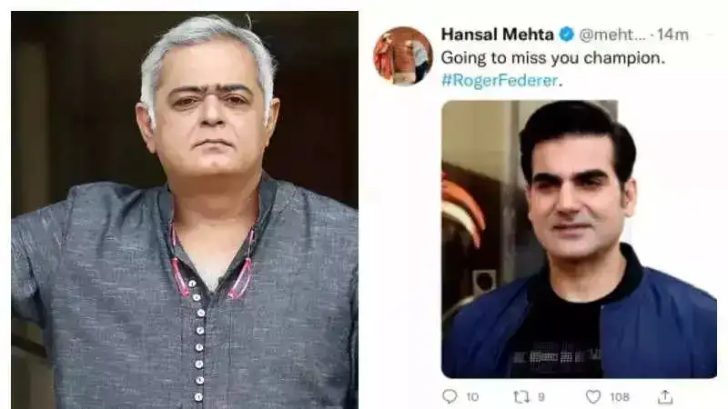 Hansal Mehta's Post For Federer With Arbaaz Khan's Photo Leaves Netizens confused