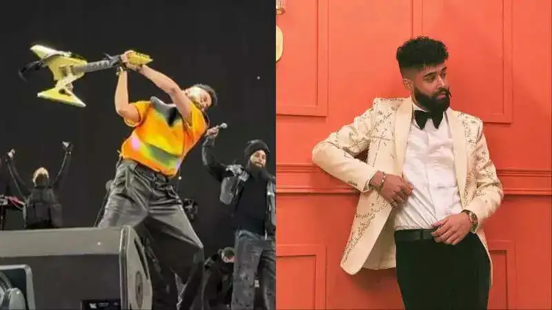 AP Dhillon smashed his guitar at Coachella 2024! Internet reacts