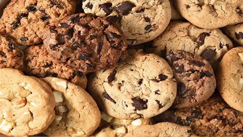 A variety of cookies