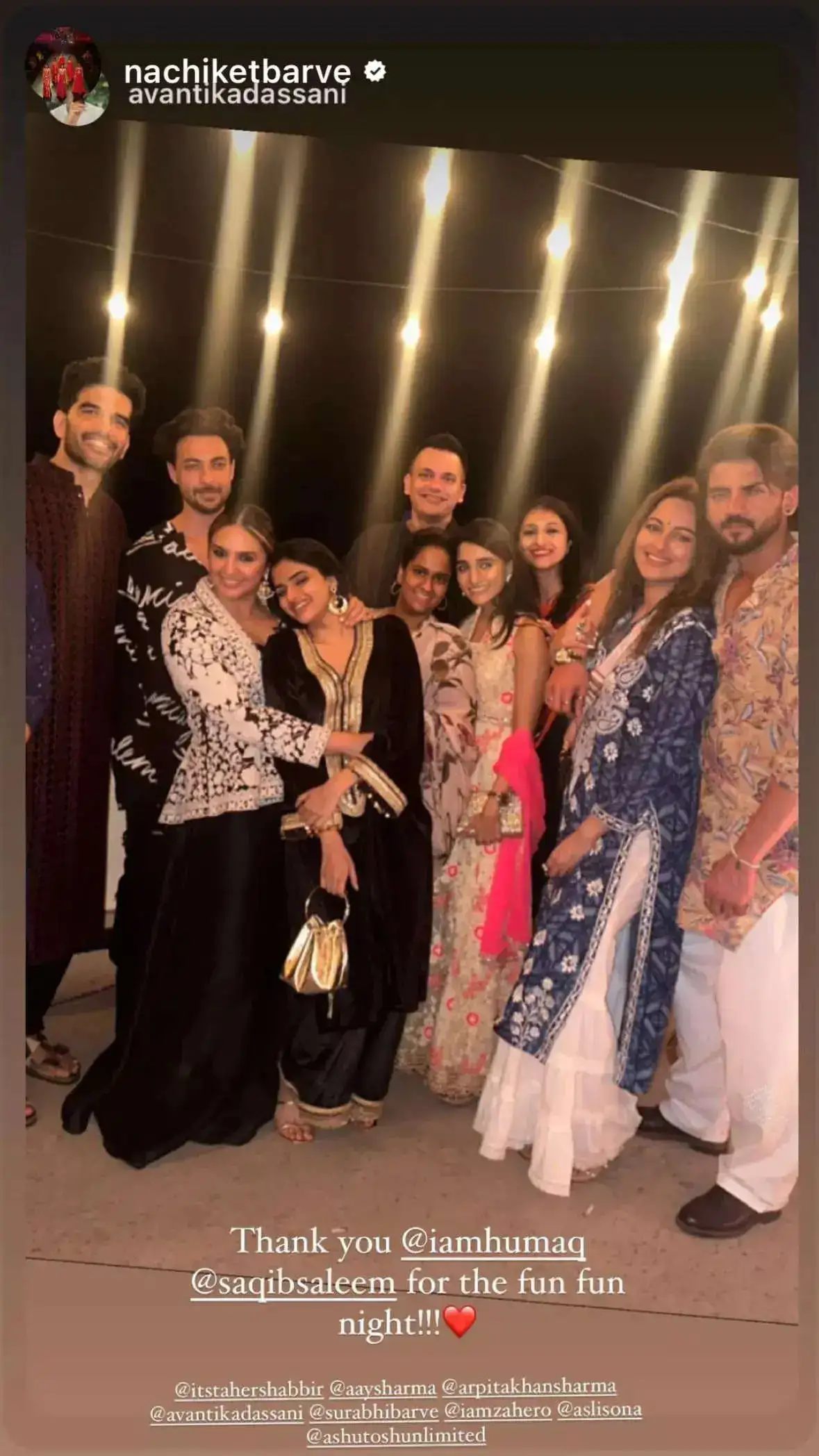 Arpita Khan eid party