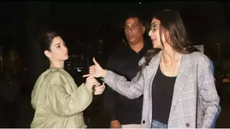 Shilpa Shetty meets Tamannaah Bhatia at airport, tells paparazzi to not click her pictures