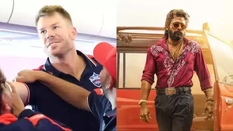 David Warner wants to learn Allu Arjun's 'Pushpa' hook step. The actor reacts