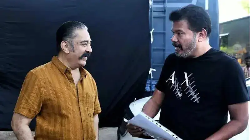 Kamal Haasan and Shankar begin the next schedule of Indian 2, director shares BTS stills