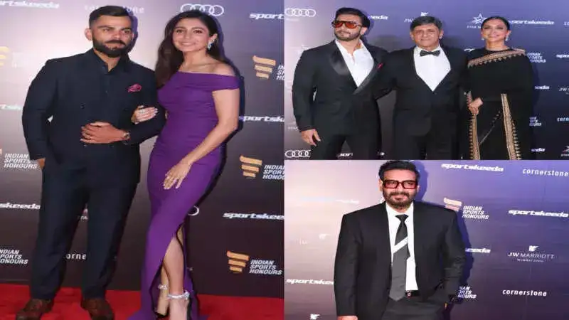 Virat Kohli-Anushka Sharma to Ranveer Deepika; celebrities attend the Indian Sports Honours Awards 2023