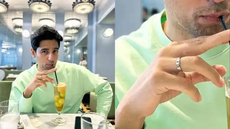 Sidharth Malhotra takes the internet by storm with this new picture flaunting his engagement ring