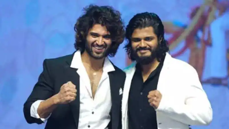 Vijay Deverakonda and Anand Deverakonda spotted at India-Australia cricket match