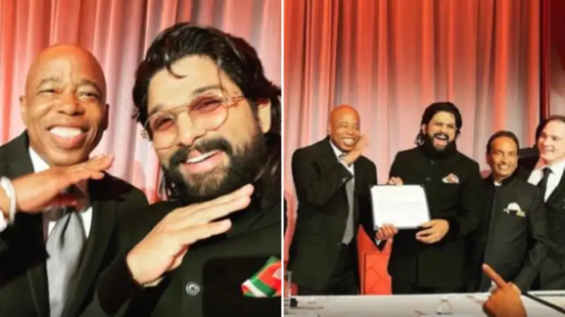 Allu Arjun gets honoured by the Mayor of New York for his entertaining performances!