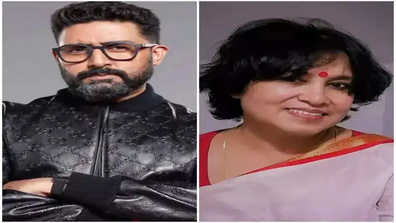 Abhishek Bachchan reacts to Taslima Nasreen's comment on Amitabh Bachchan