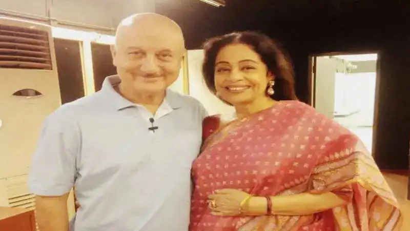 Anupam Kher wishes wife Kirron Kher with a heartfelt note on her birthday, celebrities react