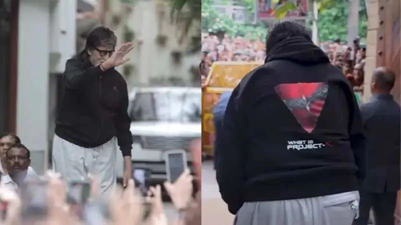 Amitabh Bachchan wears ‘Project K’ hoodie for Jalsa meet and greet, celebrates 11 years of blogging