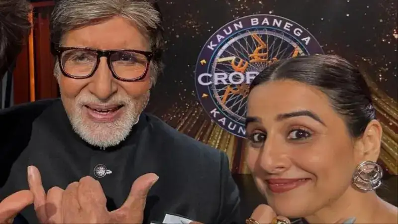 Vidya Balan and Amitabh Bachchan groove to ‘Dilbar Mere’ on the set of ‘Kaun Banega Crorepati 16’