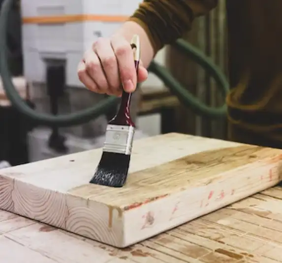 Polishing wooden furniture