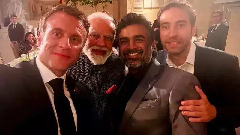 R. Madhavan's thoughts on capturing a selfie moment with PM Modi, President Macron