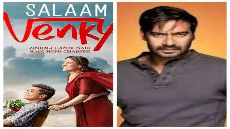 Ajay Devgn takes a moment to appreciate Kajol and the team for their efforts in ‘Salaam Venky’