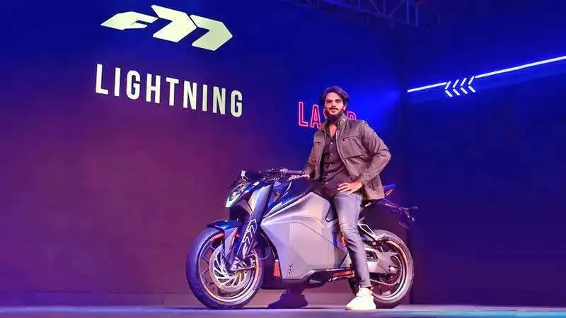 Dulquer Salmaan takes to Instagram to share a glimpse of the launch event of Ultraviolette F77