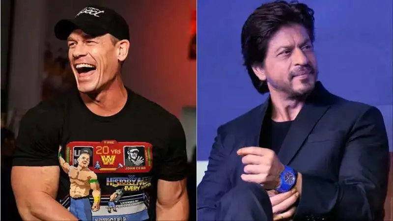 Shah Rukh Khan reacts to John Cena singing 'Bholi Si Surat'!