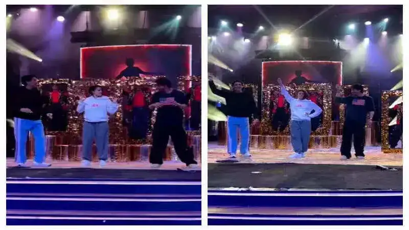 Shah Rukh Khan grooves to 'Dil Toh Pagal Hai' song with Shiamak Davar, Watch here