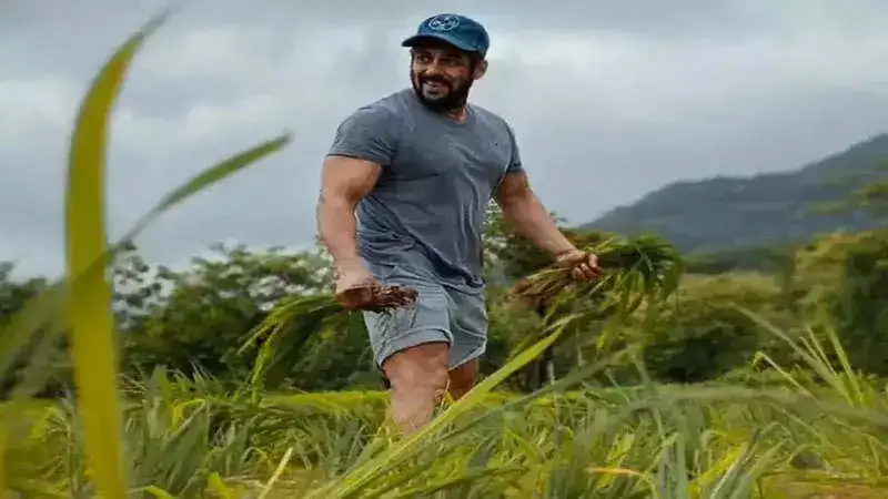 Salman Khan in his farmhouse