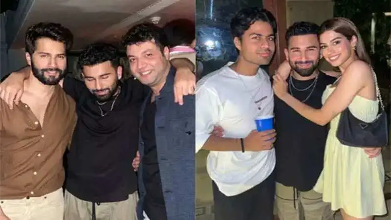 Varun Dhawan, Orhan Awatramani, Palak Tiwari, and Khushi Kapoor party hard, Orhan shares the pictures