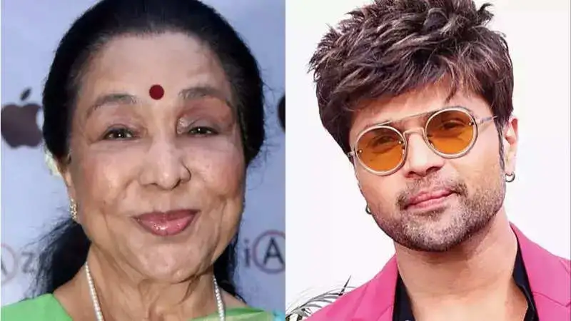 Asha Bhosle and Himesh Reshammiya arrive at Maharashtra Chief Minister Eknath Shinde's house for Ganpati darshan