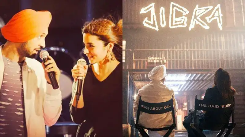 Wow! Are Alia Bhatt and Diljit Dosanjh collaborating on a song for 'Jigra'?