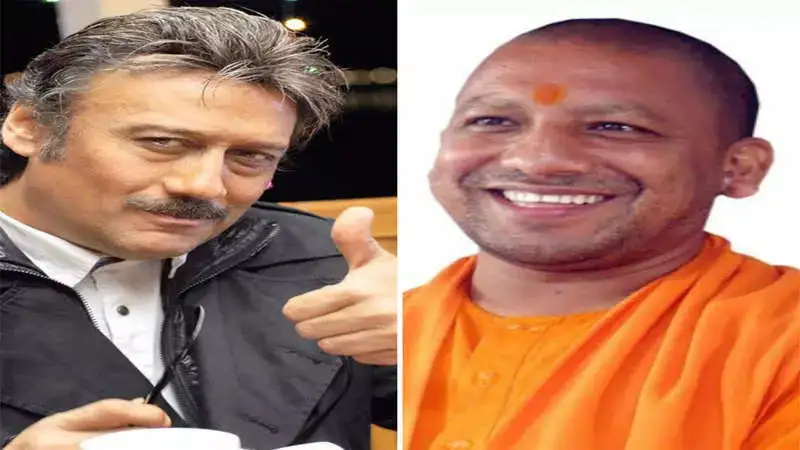 Jackie Shroff jokes with UP CM Yogi Adityanath to lower the price of popcorn in movie theatres