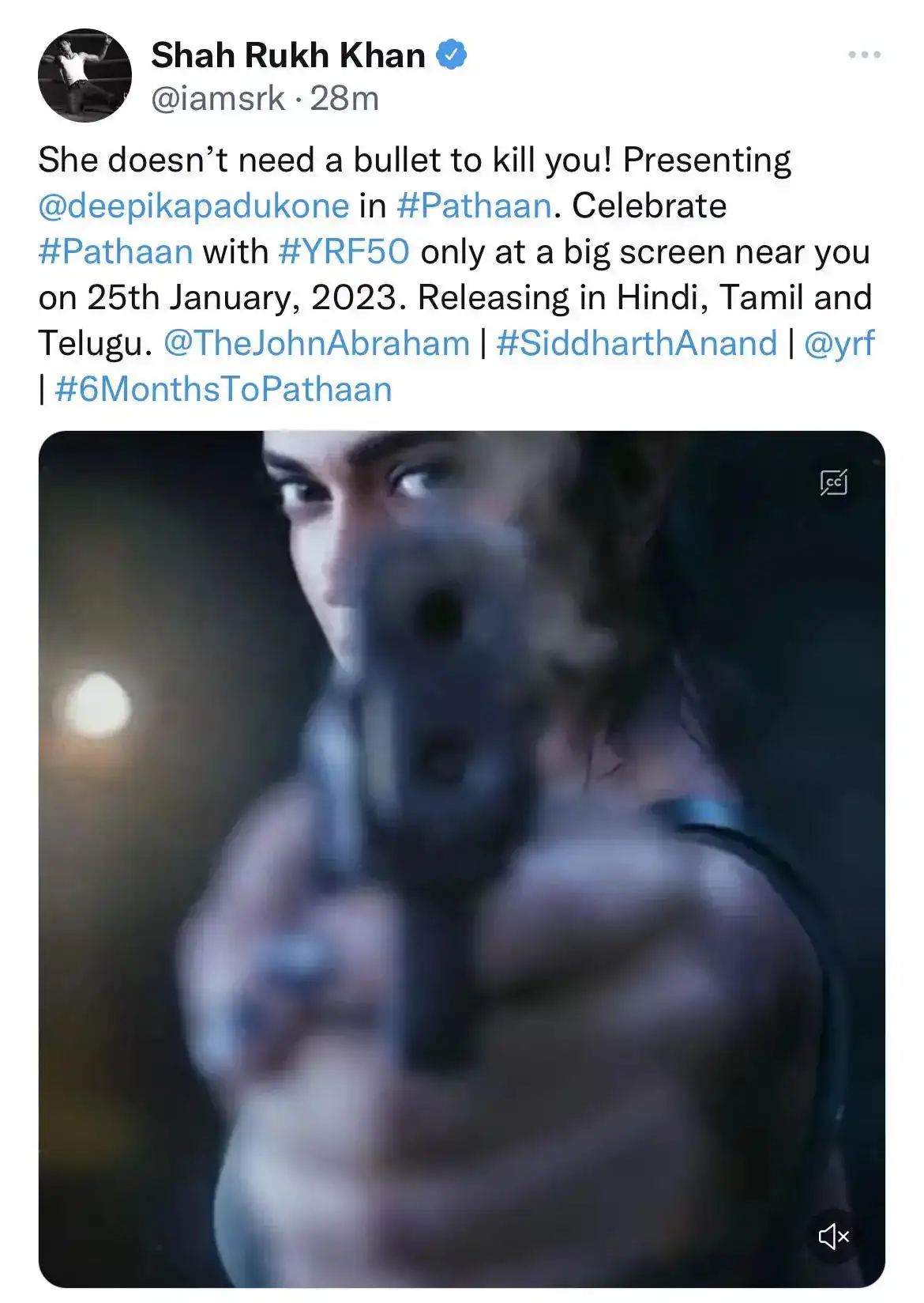 Deepika SRK tweet