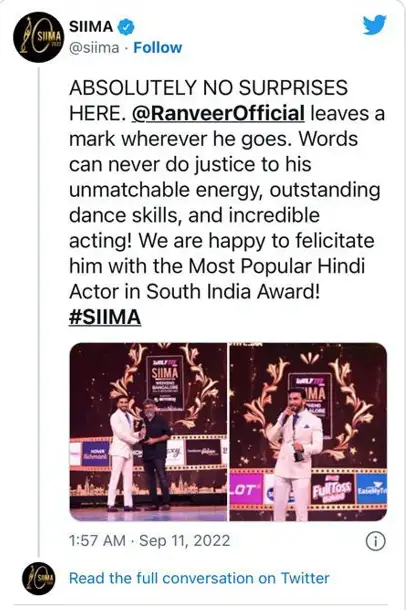 ranveer twitter