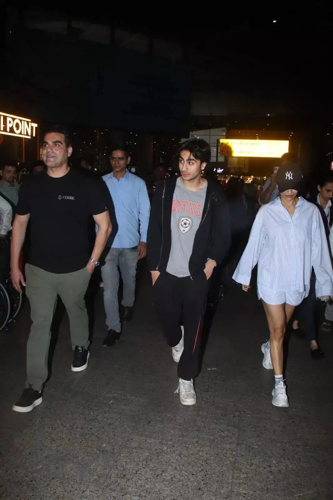 Malaika Arora, Arbaaz Khan and Arhaan Khan