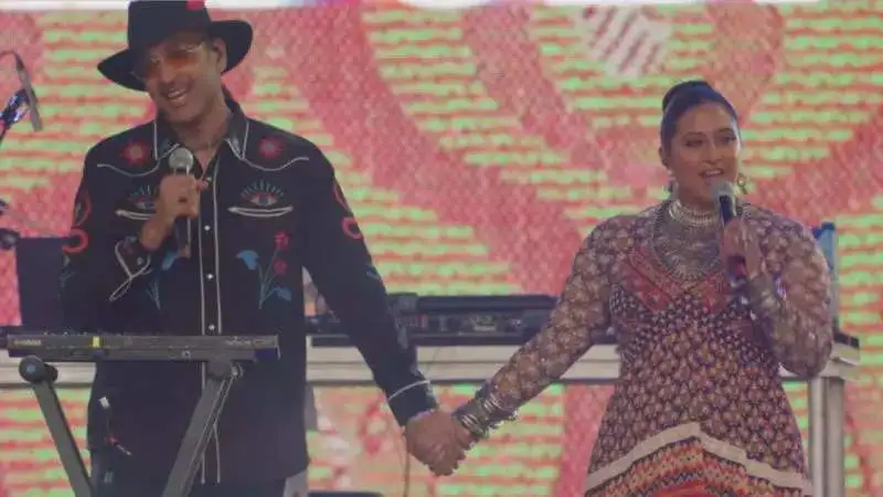 American rapper Raja Kumari and Pakistani vocalist Ali Sethi perform Pasoori at Coachella 2023