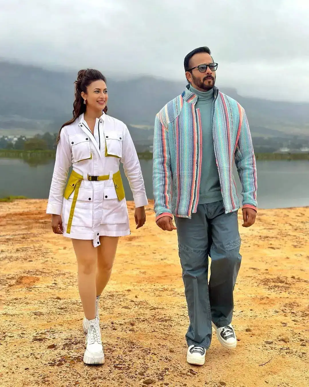 Divyanka Tripathi and Rohit Shetty